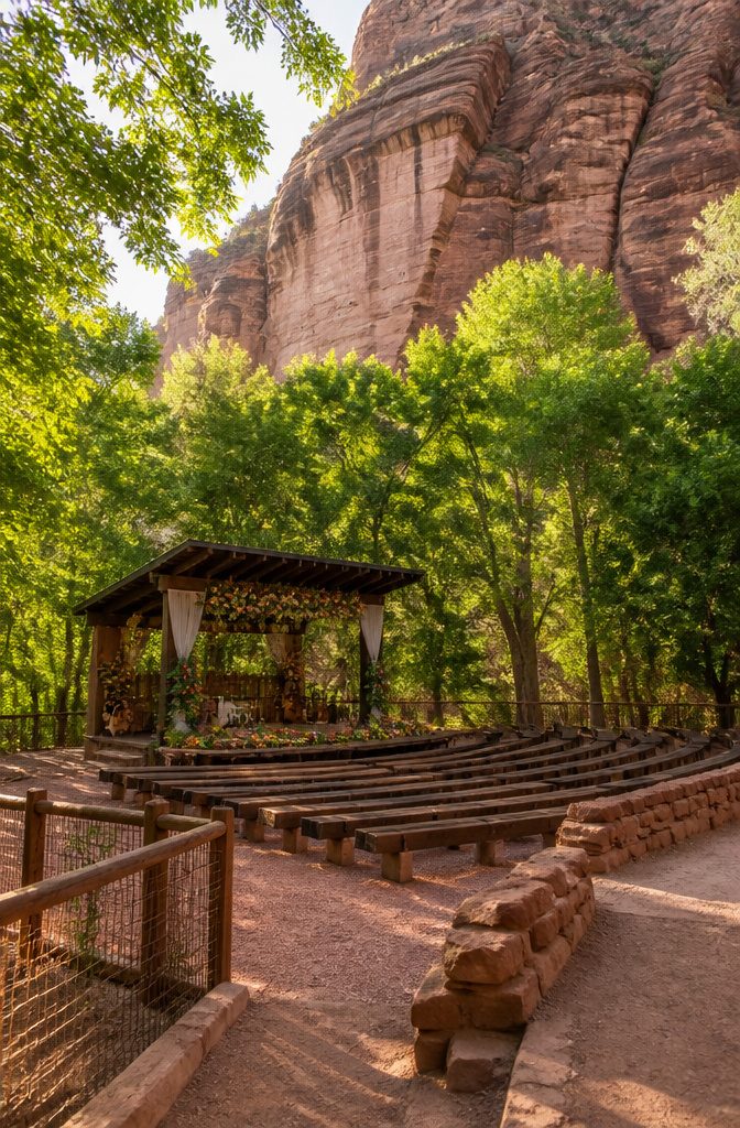 Colorado Forest Wedding Venues: 14 Meaningful Places 9 Meadow between sandstone cliffs and cottonwood trees.