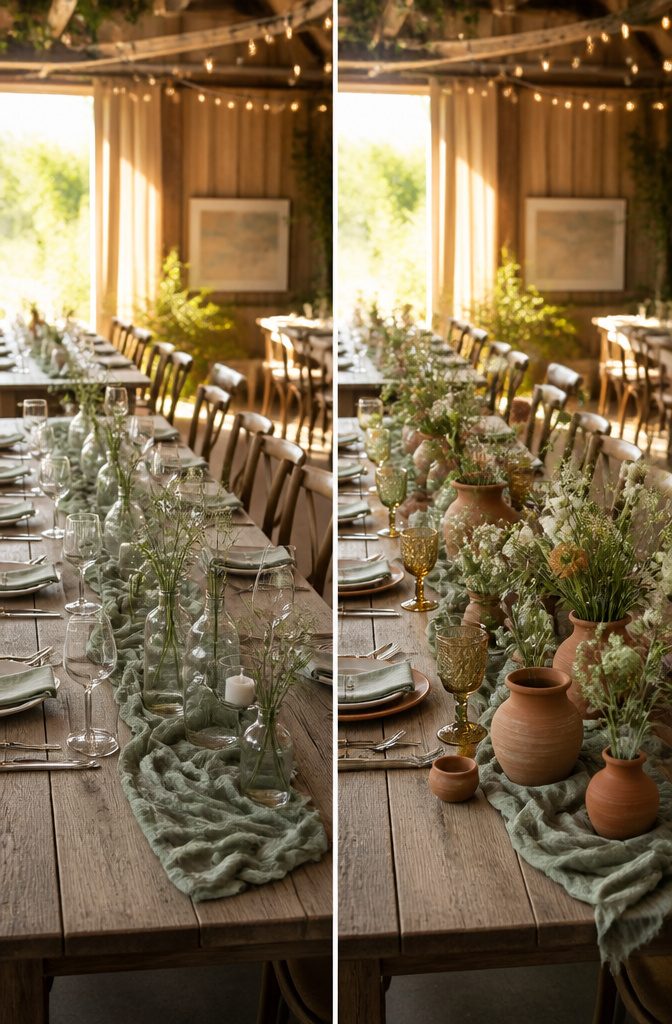 10 Terracotta and Sage Wedding Decor Ideas for Your Reception 12 Different styles of terracotta and sage wedding decor.