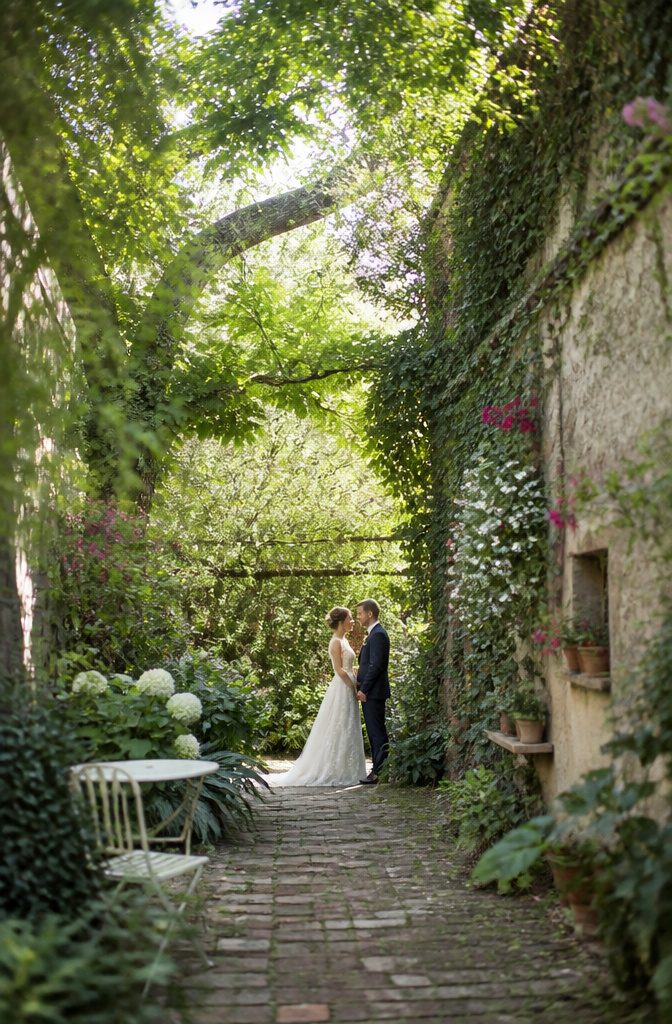 15 Wedding Photo Ideas for Bride and Groom | Poses Guide 2026 19 Bride and groom at a location significant to their relationship.
