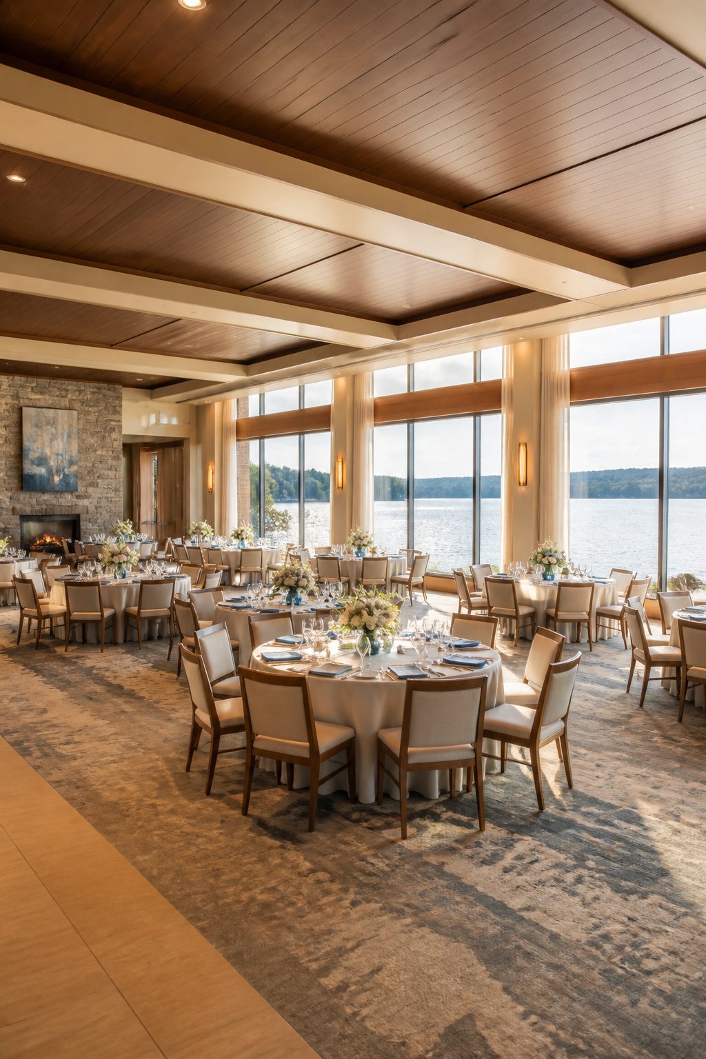 9 Indoor Wedding Venue Ideas for 2026: From Warehouses to Museums 5 Exterior view of The Woodmark Hotel on Lake Washington.